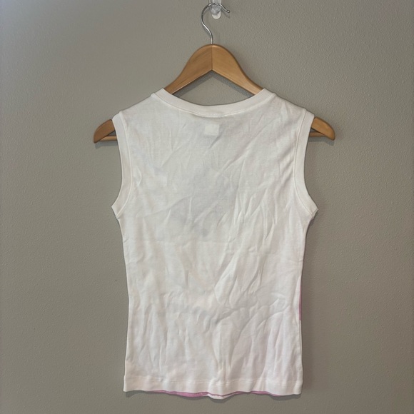 JAMES DEAN‎ 50th Anniversary White & Pink Sleeveless Shirt Y2K 2004 NWT Small - Picture 2 of 12